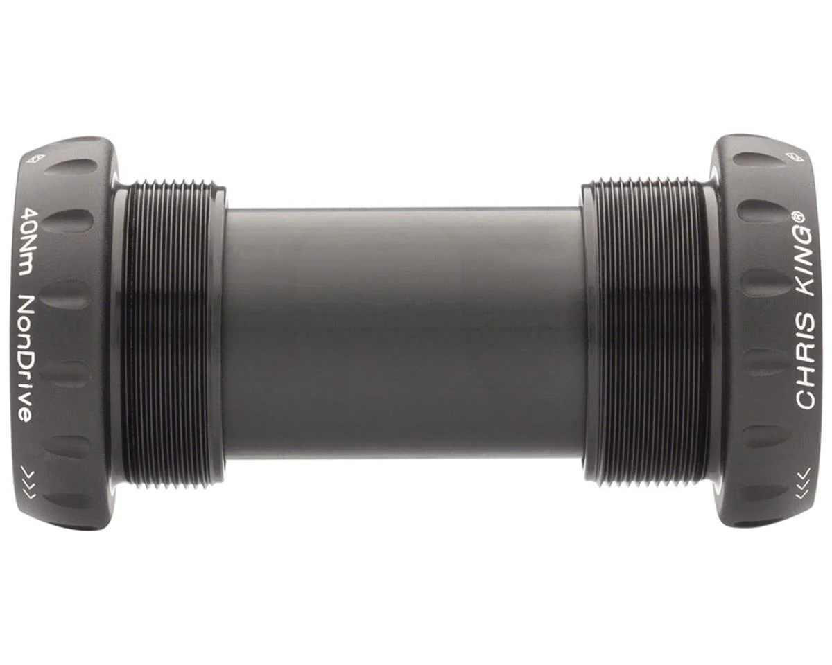 Chris King ThreadFit 24 Bottom Bracket w/Fit Kit 4 (Matte Jet) (English) (For Shimano Hollowtech II)